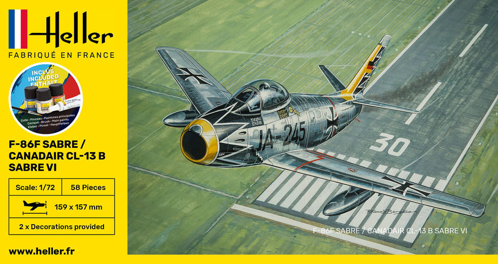 STARTER KIT F-86F SABRE / Canadair CL-13