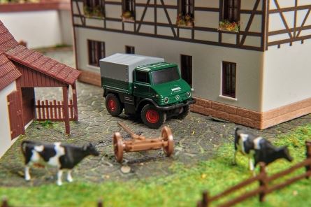 1:87-MB Unimog U406 Forst 2.4G 100% RTR