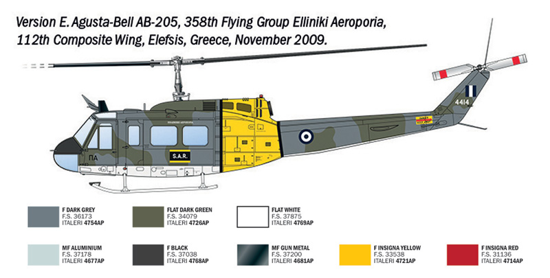 1:48 AB-205 / UH-1D, SAR