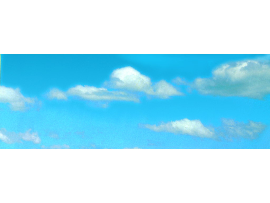 H0-Hintergrund WOLKEN, 266 x 48 cm