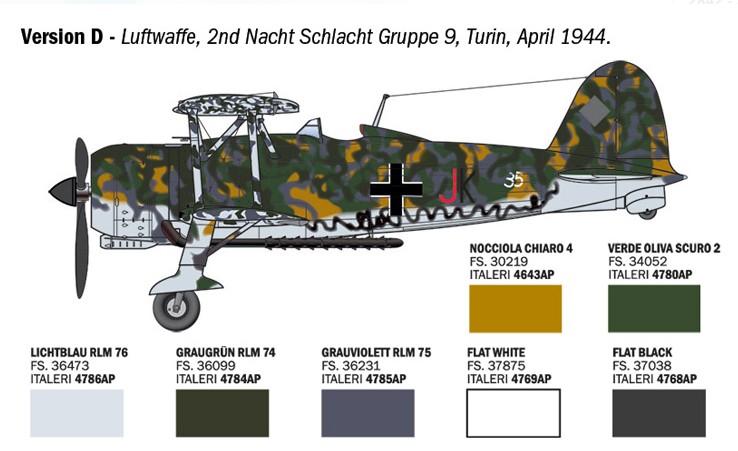 1:48 FIAT CR.42 Falco Jagd.-F