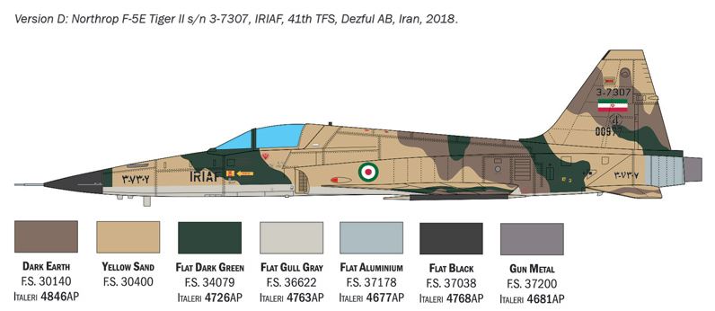 1:48 Northrop F-5E Tiger II