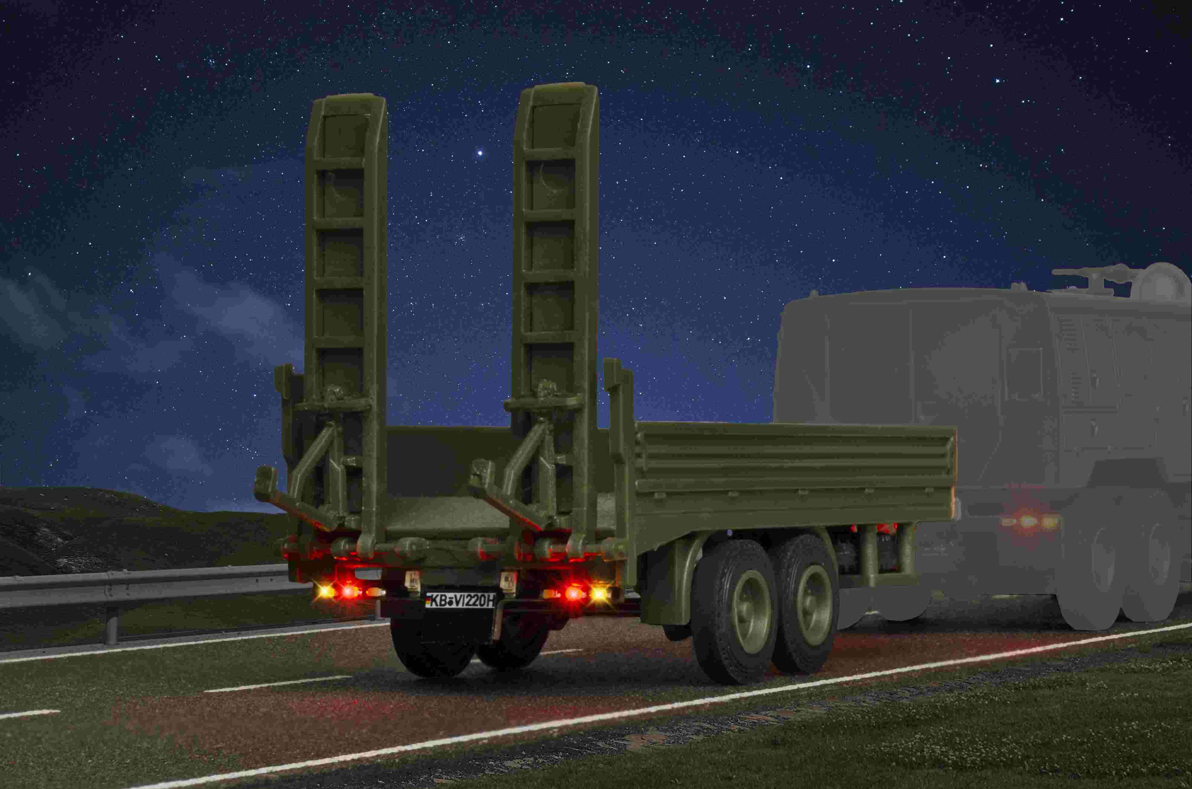 H0-Tandem Tieflader, Militär