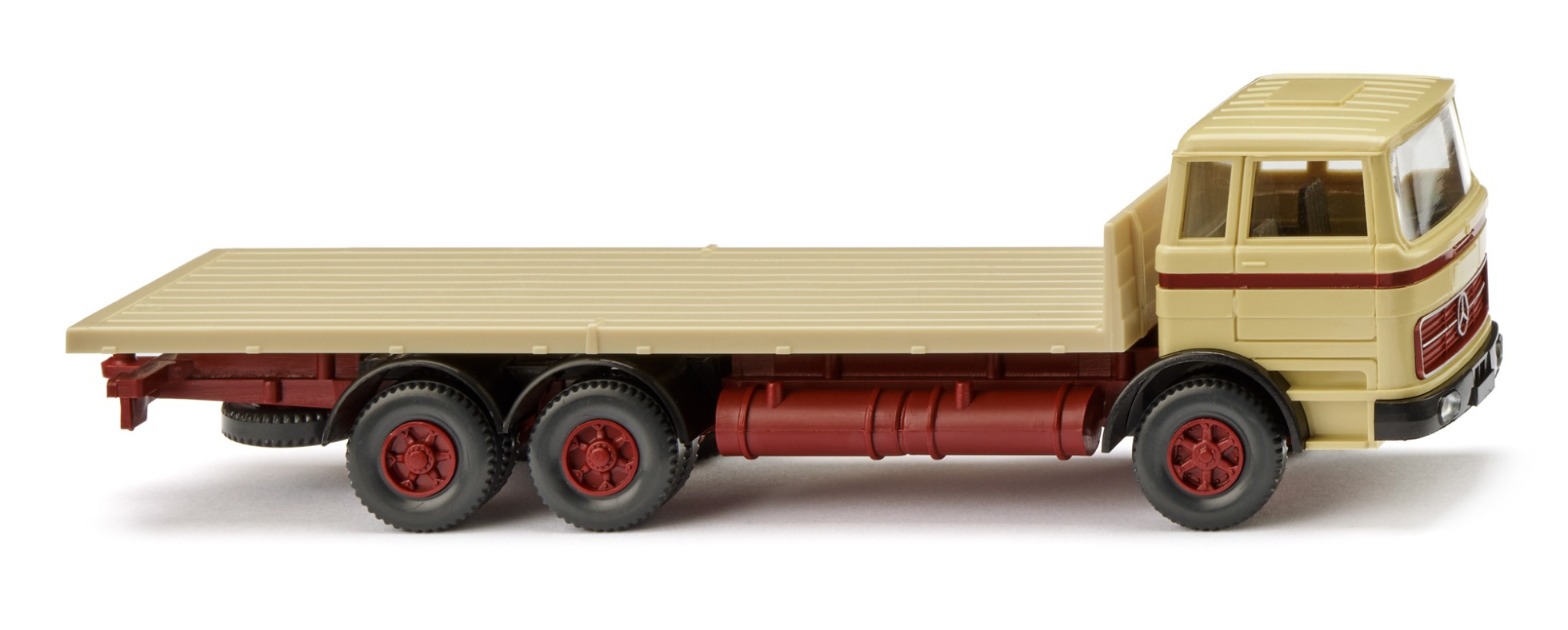 Flachpritschen-Lkw (MB) - grünbeige