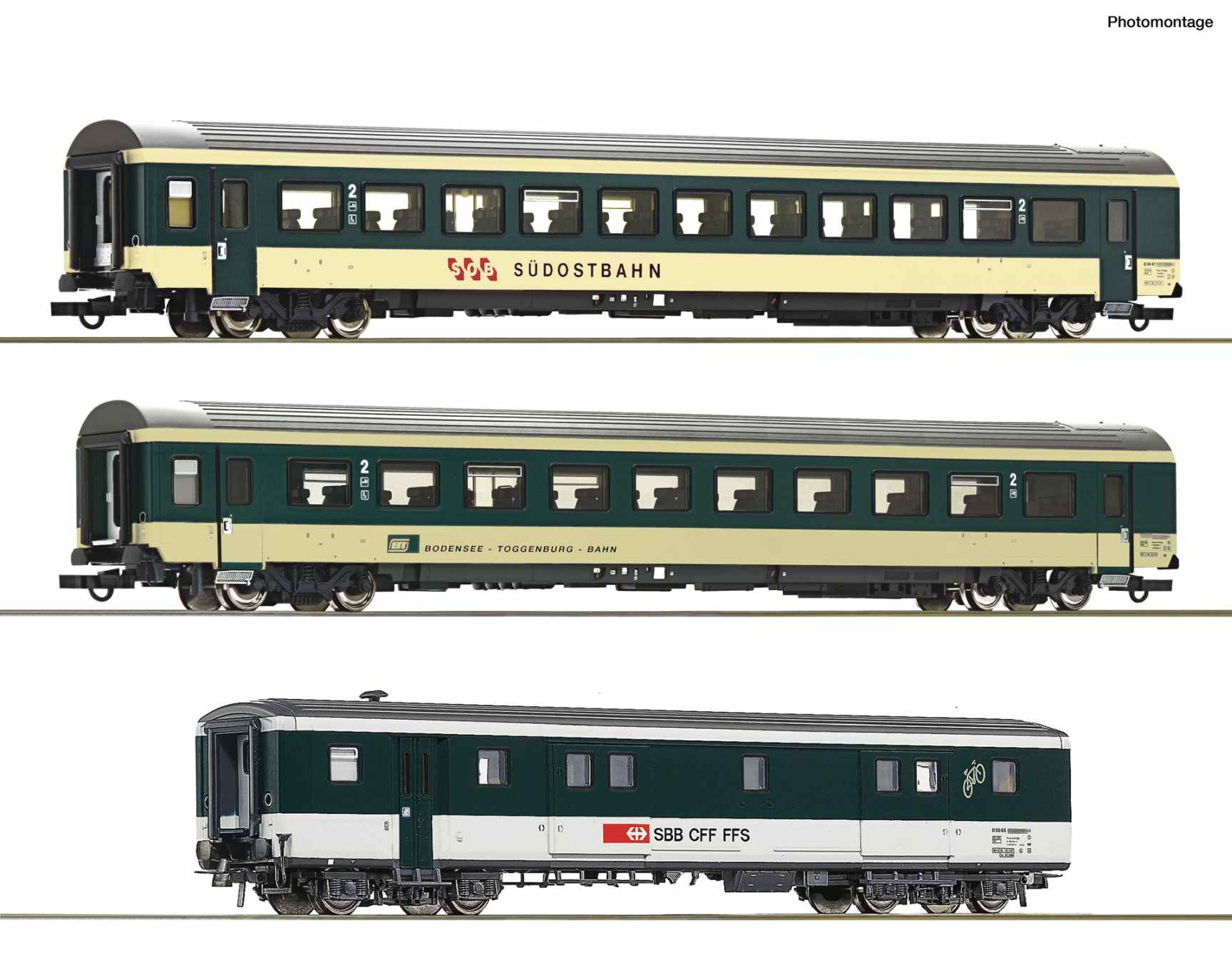 3er Set Personenwagen, Voralpen Express