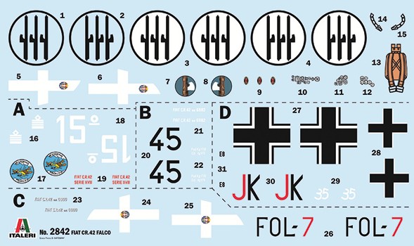 1:48 FIAT CR.42 Falco Jagd.-F