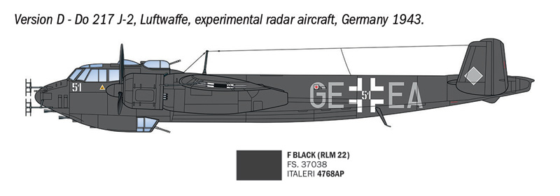 1:72 Dornier DO 217 J1/J2 Nachtjäger