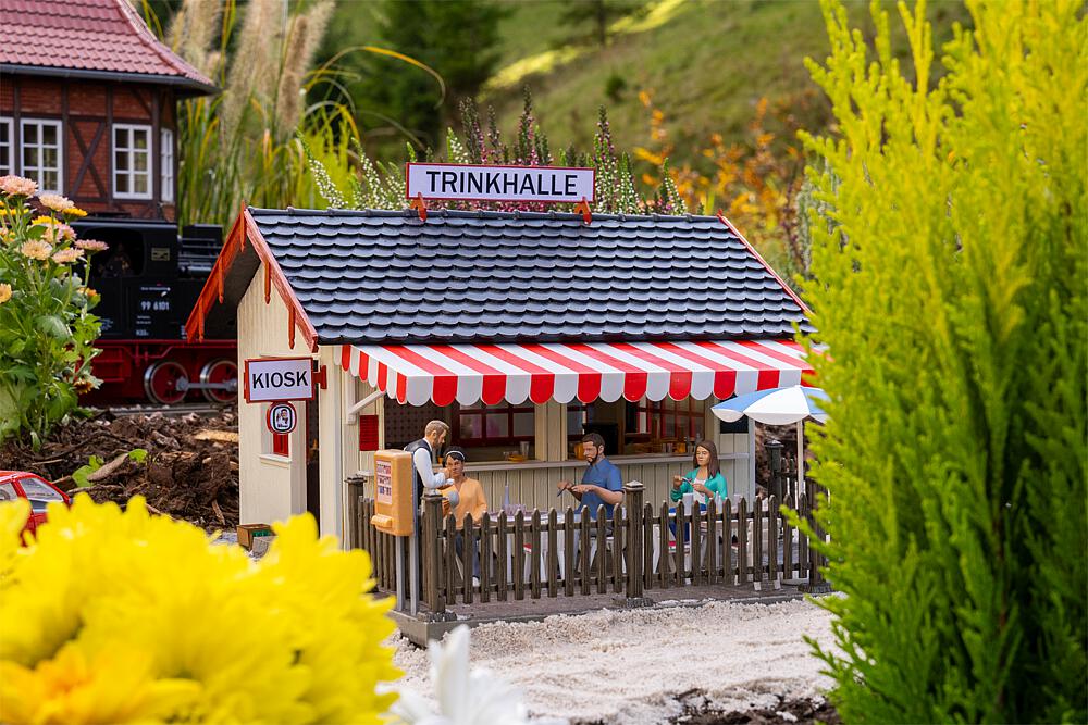 Kiosk mit Biergarten