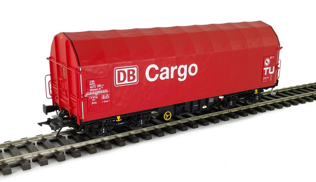 Schiebeplanenwagen Shimmns-tu 718, DB