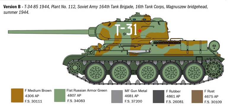 1:35 T34/85 ZAVOD 112 -1944