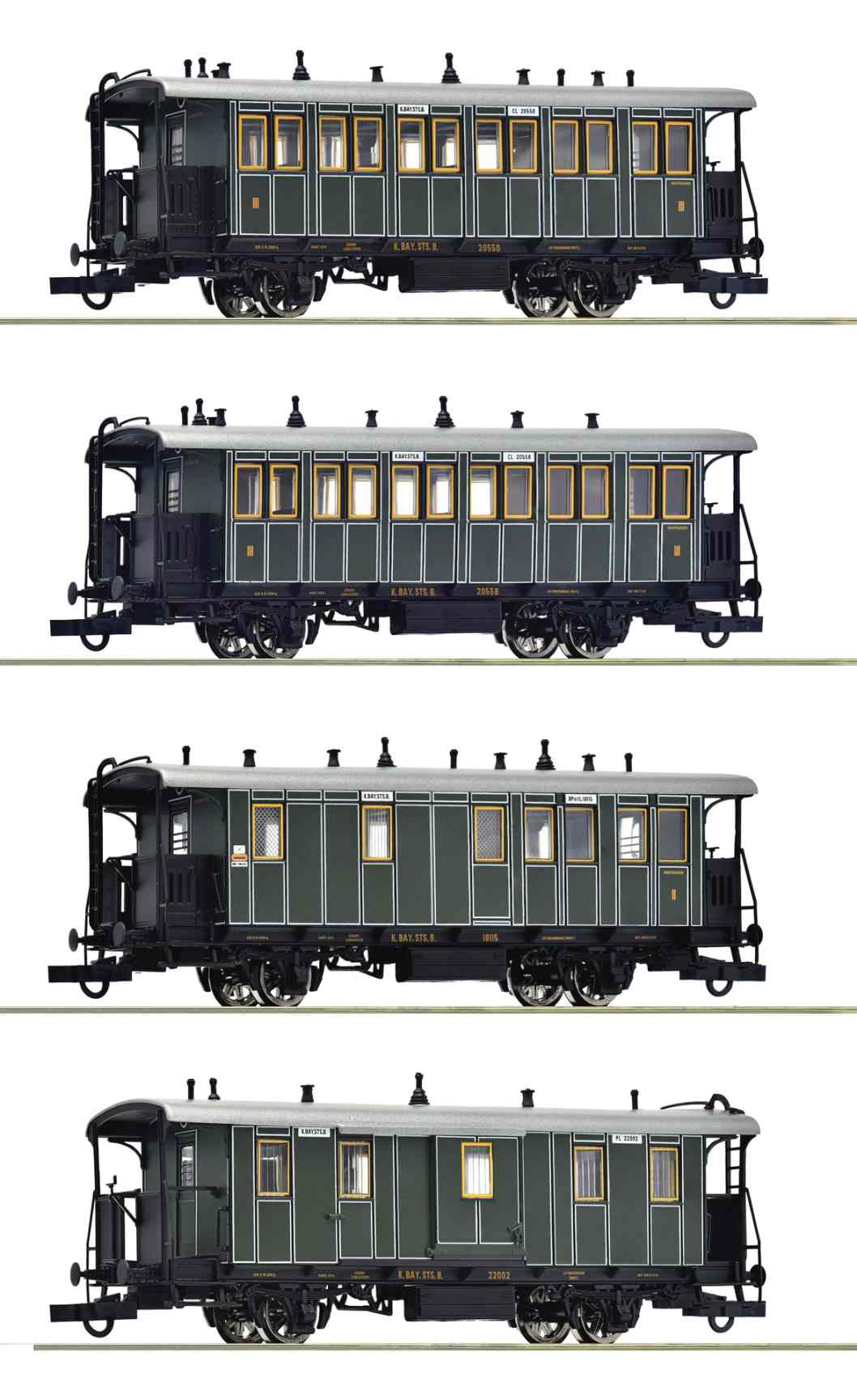 4er Set Personenzug Kbaystb, Ep.I