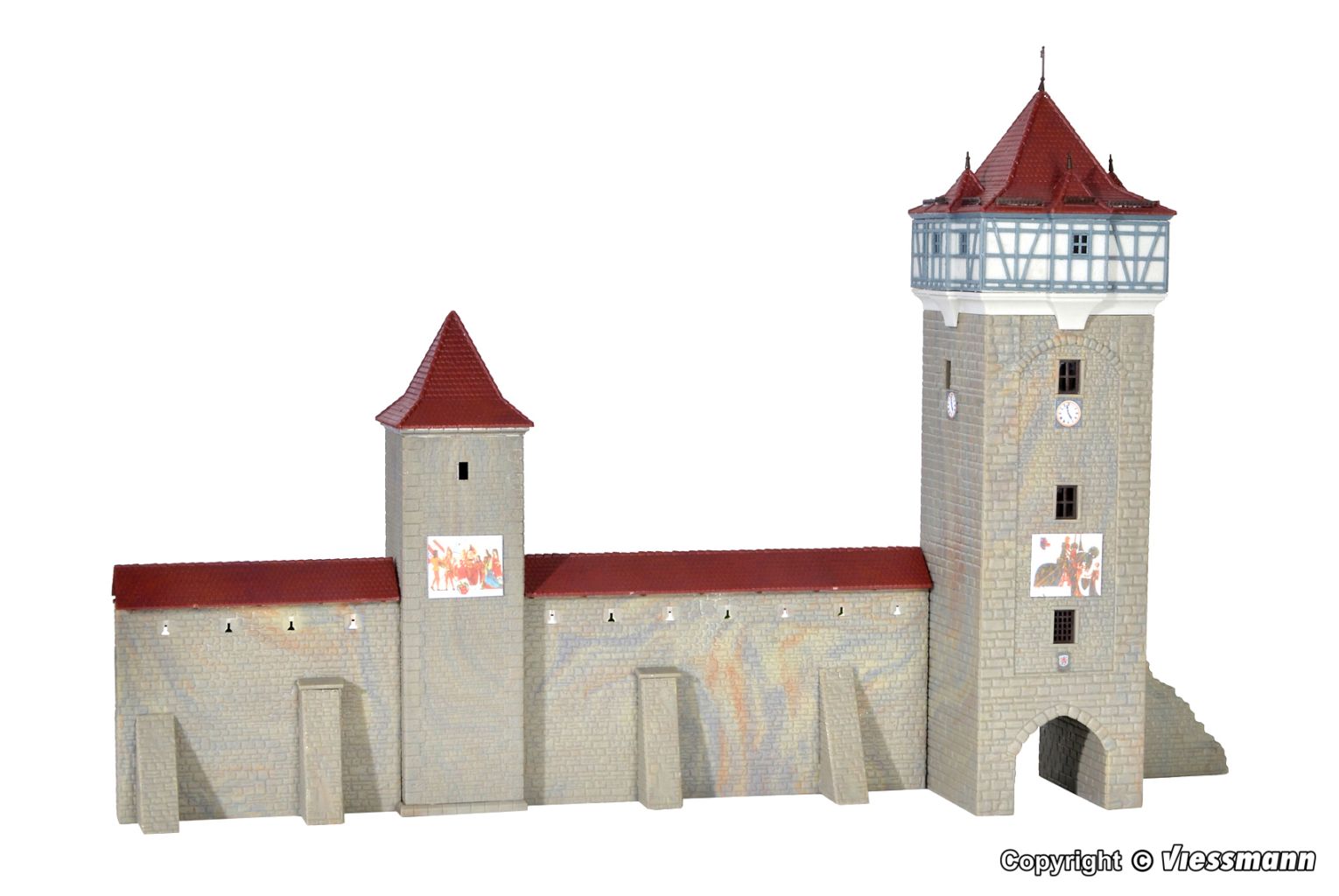 N-Stadtmauer mit Fachwerkturm
