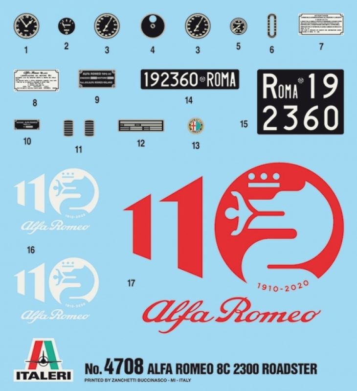 1:12 Alfa Romeo 8C/2300 1931-33