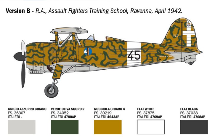 1:48 FIAT CR.42 Falco Jagd.-F