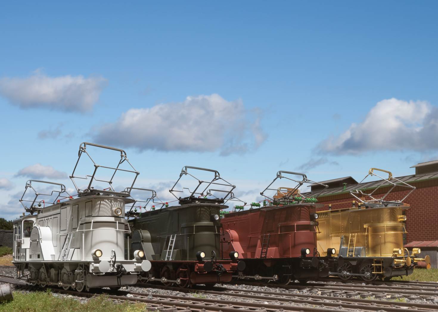Elektrolokomotive EG 507 Fotoanstrich