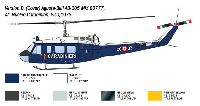 1:48 AB-205 / UH-1D, SAR