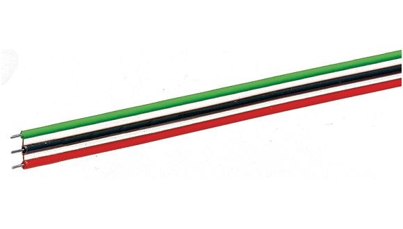 3-poliges Flachbandkabel, 10m