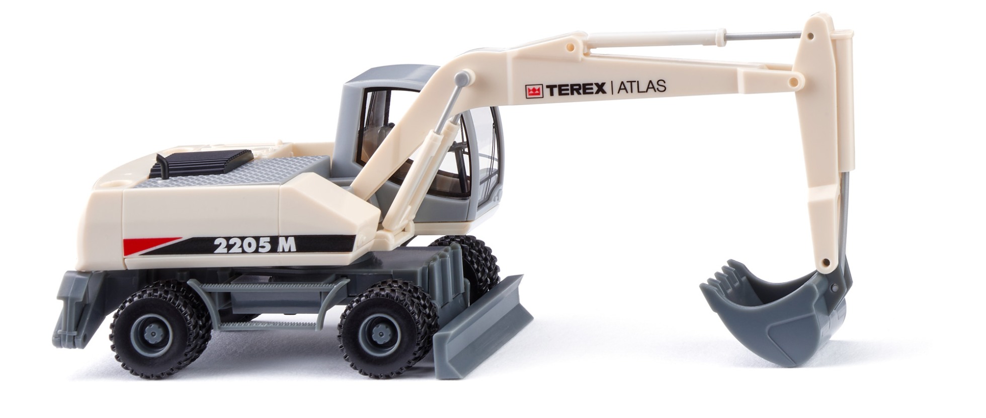 Mobilbagger (TEREX Atlas) - perlweiß