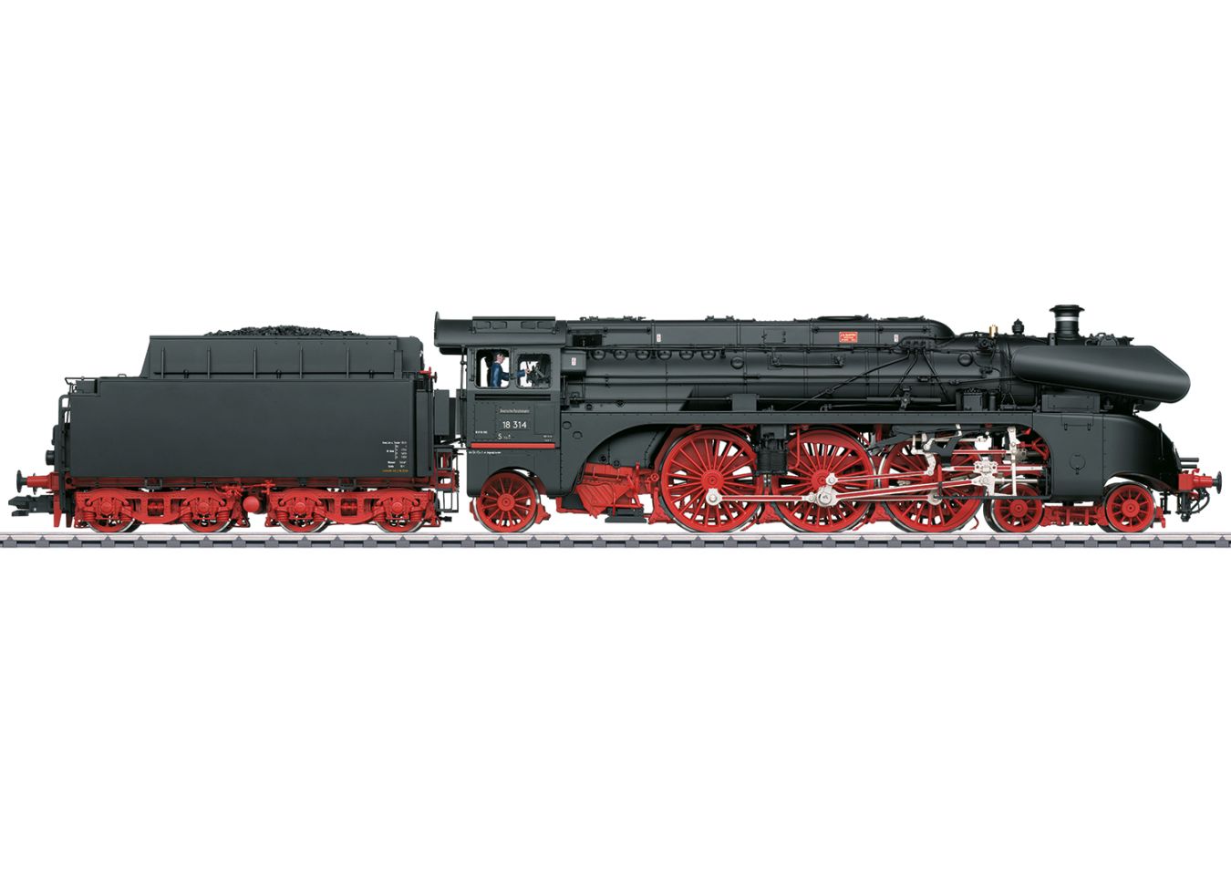 Schnellzug-Dampflok BR18314, DDR, Ep.III