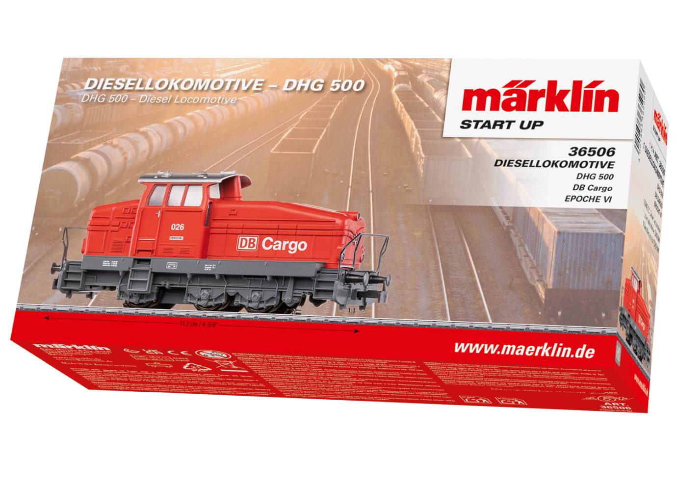 Diesellok DHG 500 DB Cargo