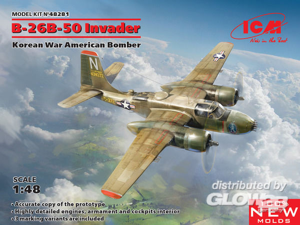 1:48-B-26B-50 Invader, American Bomber