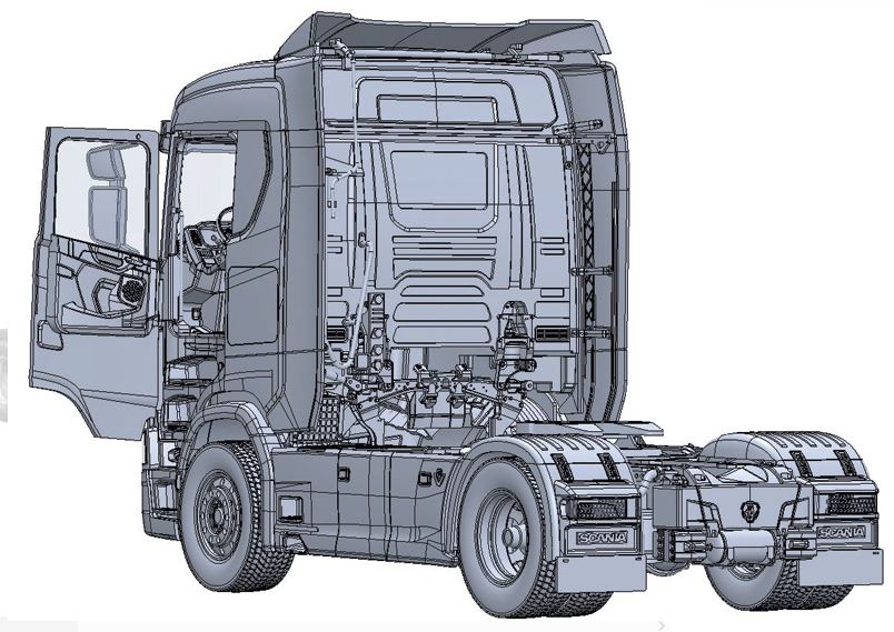 1:24 Scania S770 4x2 Normal R