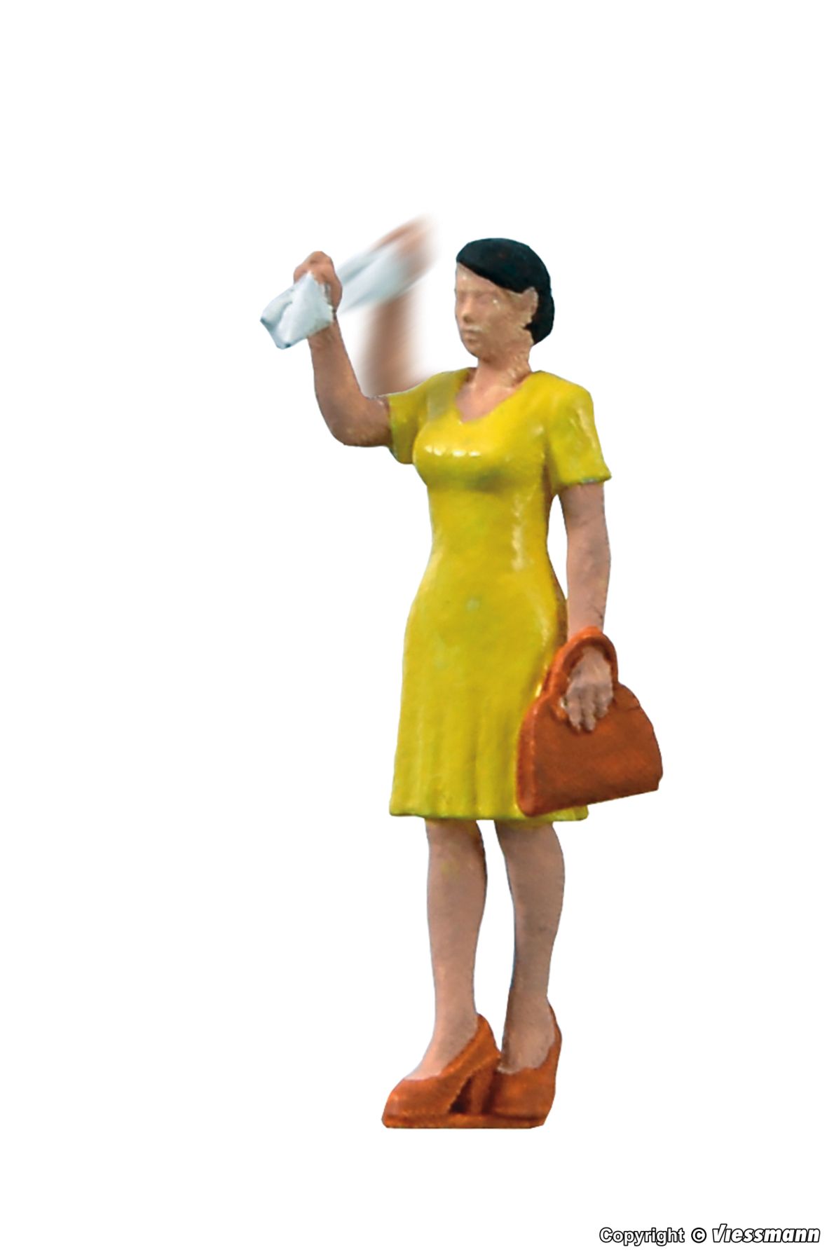 H0-Winkende Frau mit bewegtem Arm