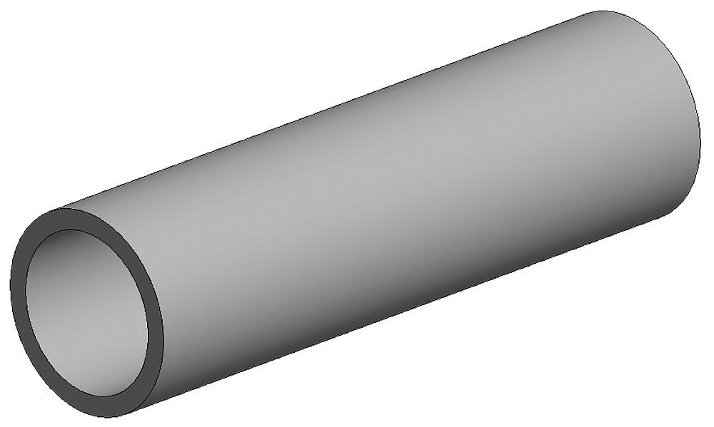 Rundröhre, 35 cm lang, Durchm.2,4 mm
