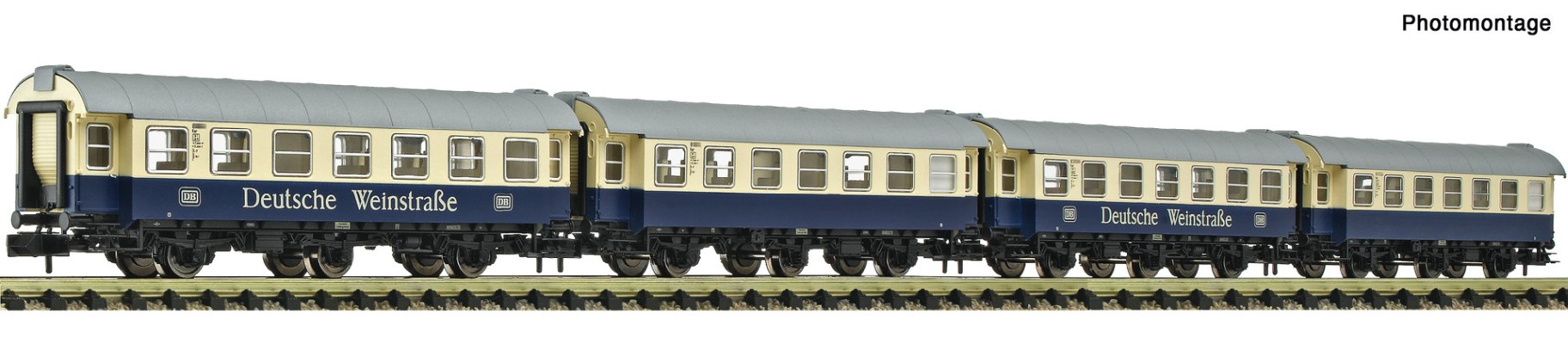 4er Set Personenwagen, Deutsche Weinstr.