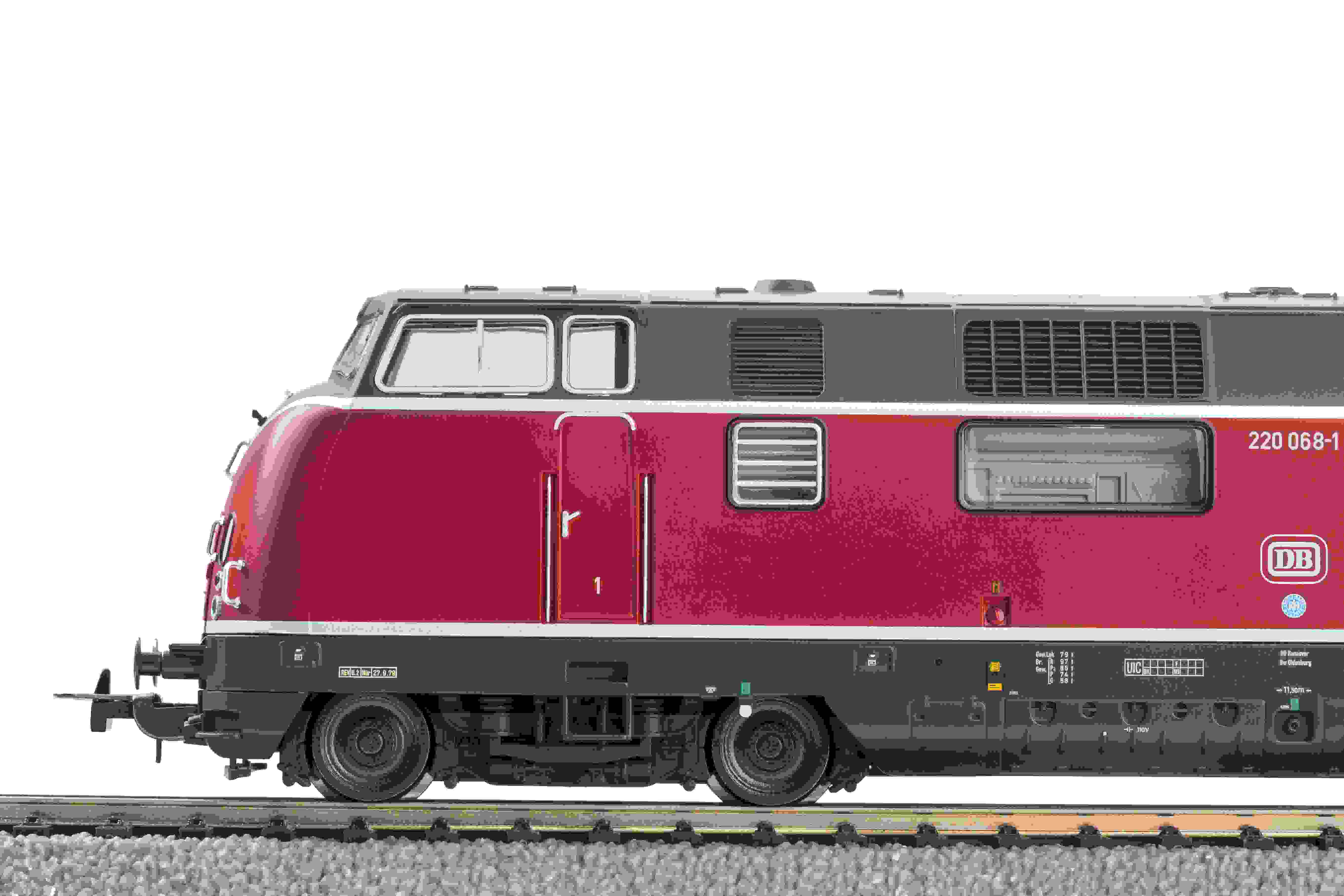 DC-Diesellok/Sound BR 220 rot DB, Ep.IV