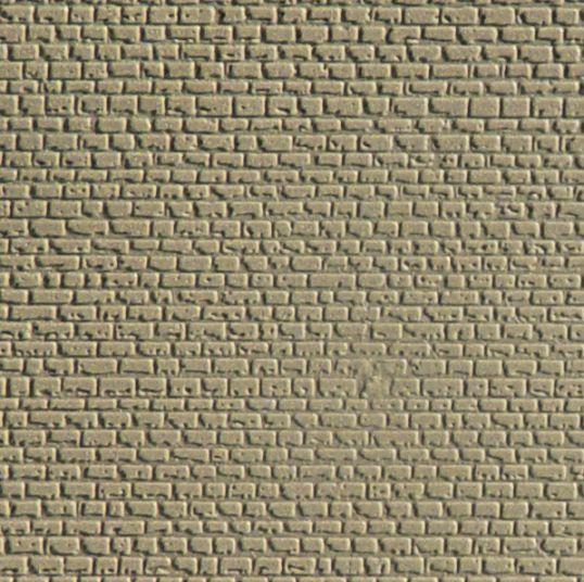 N-Mauerplatte mit Abdecksteinen, 20x12cm