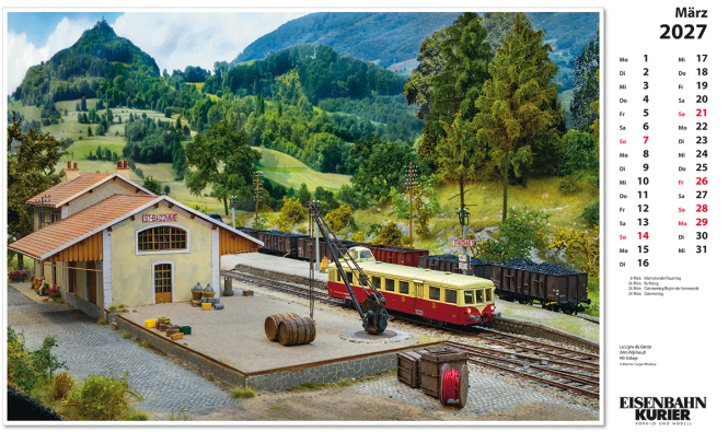 Modellbahnen - Kalender 2027