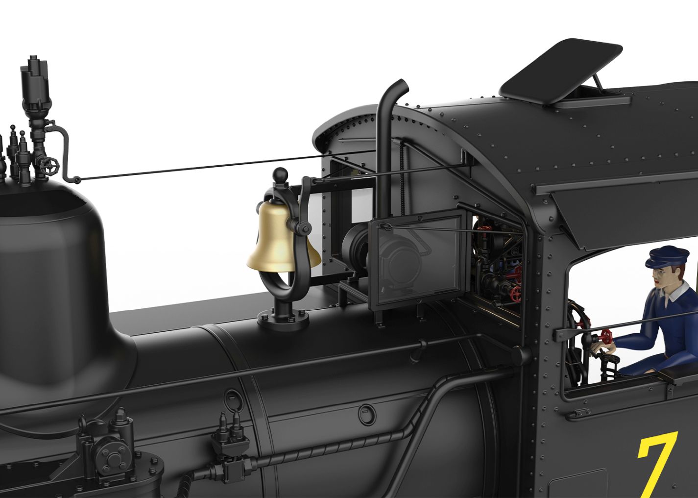 Dampflok Shay Nr.7 WSLC RR, Ep.III