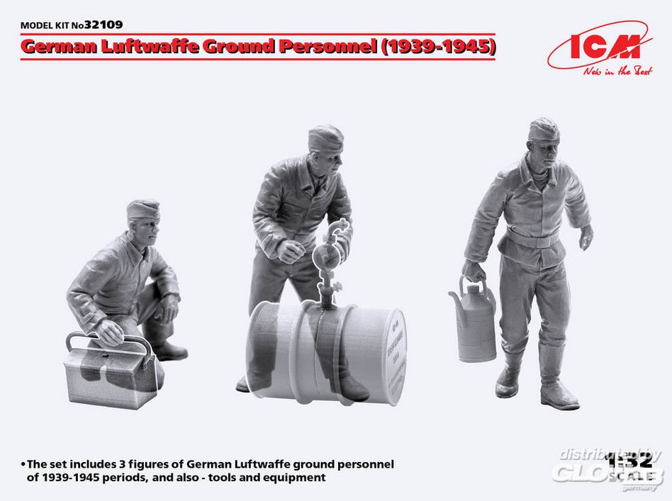 1:32-German Luftwaffe Ground Personnel