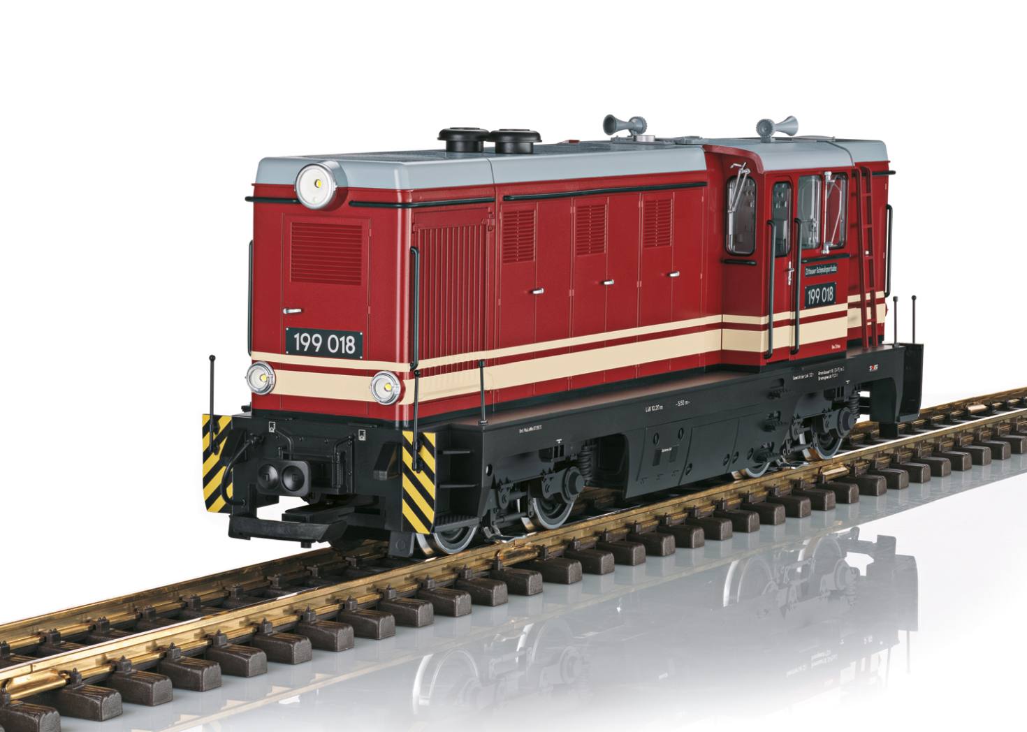 Diesellok 199 018 der SOEG