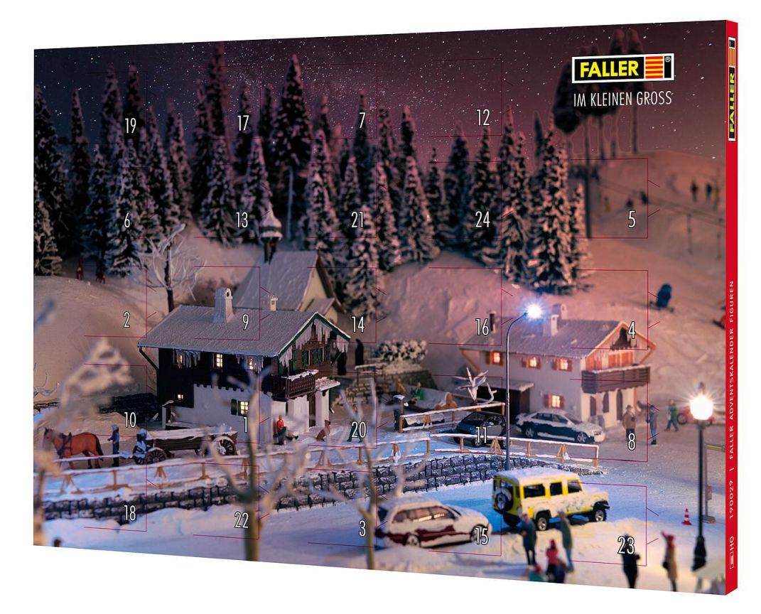 H0-FALLER Adventskalender mit Figuren