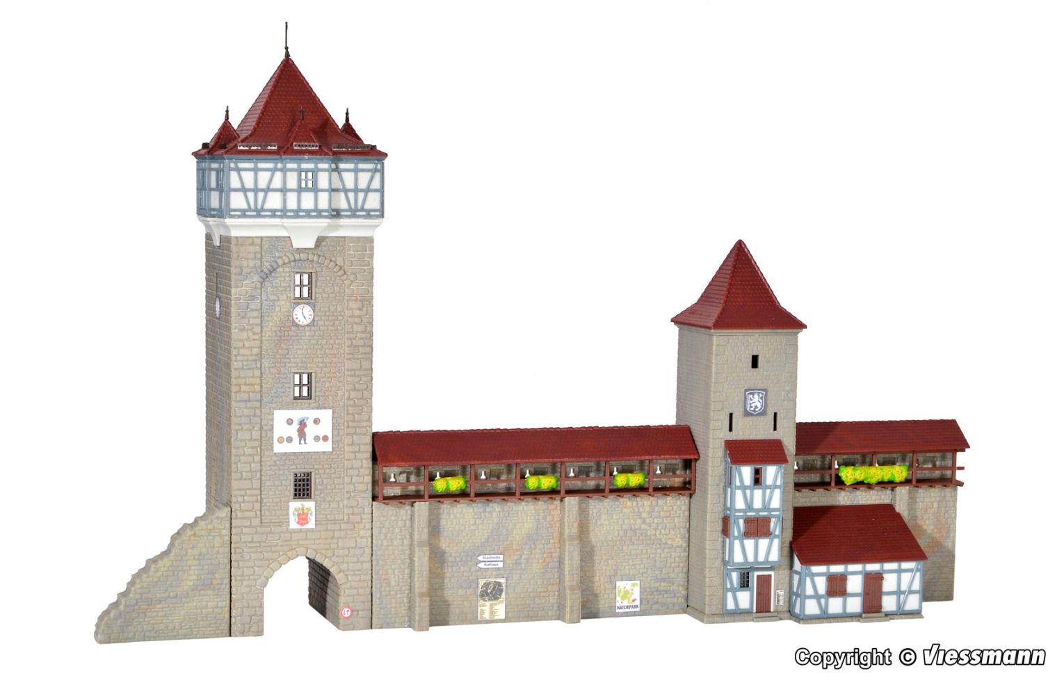 N-Stadtmauer mit Fachwerkturm
