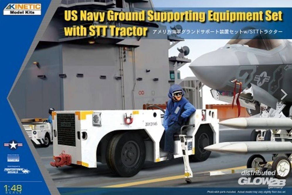 1:48-MODERN USN GSE w/ STT tractor