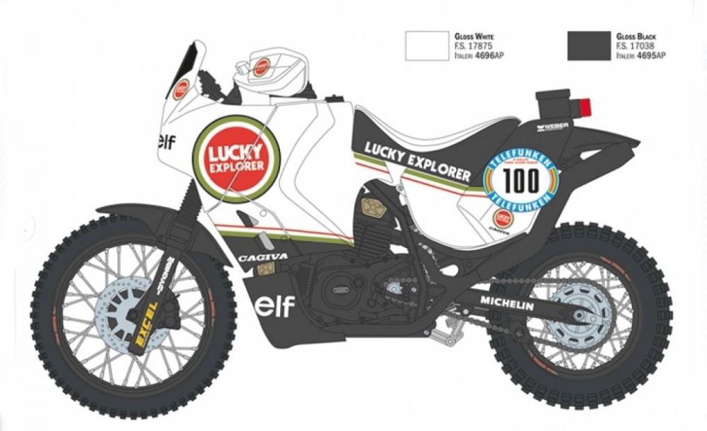 1:9 Cagiva Elephant 850 Winner 1987