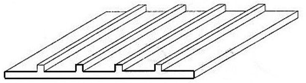 Strukturplatte,1x150x300 mm,Raster 3,2mm