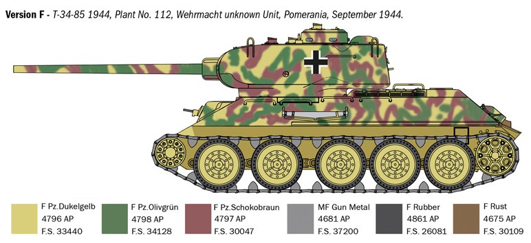 1:35 T34/85 ZAVOD 112 -1944