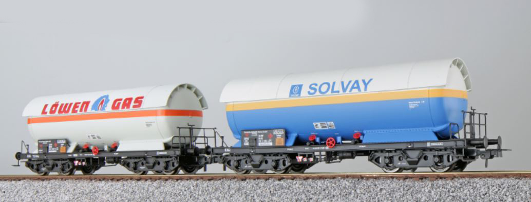 H0-Gas-Kesselwagen Set, ZAG 6