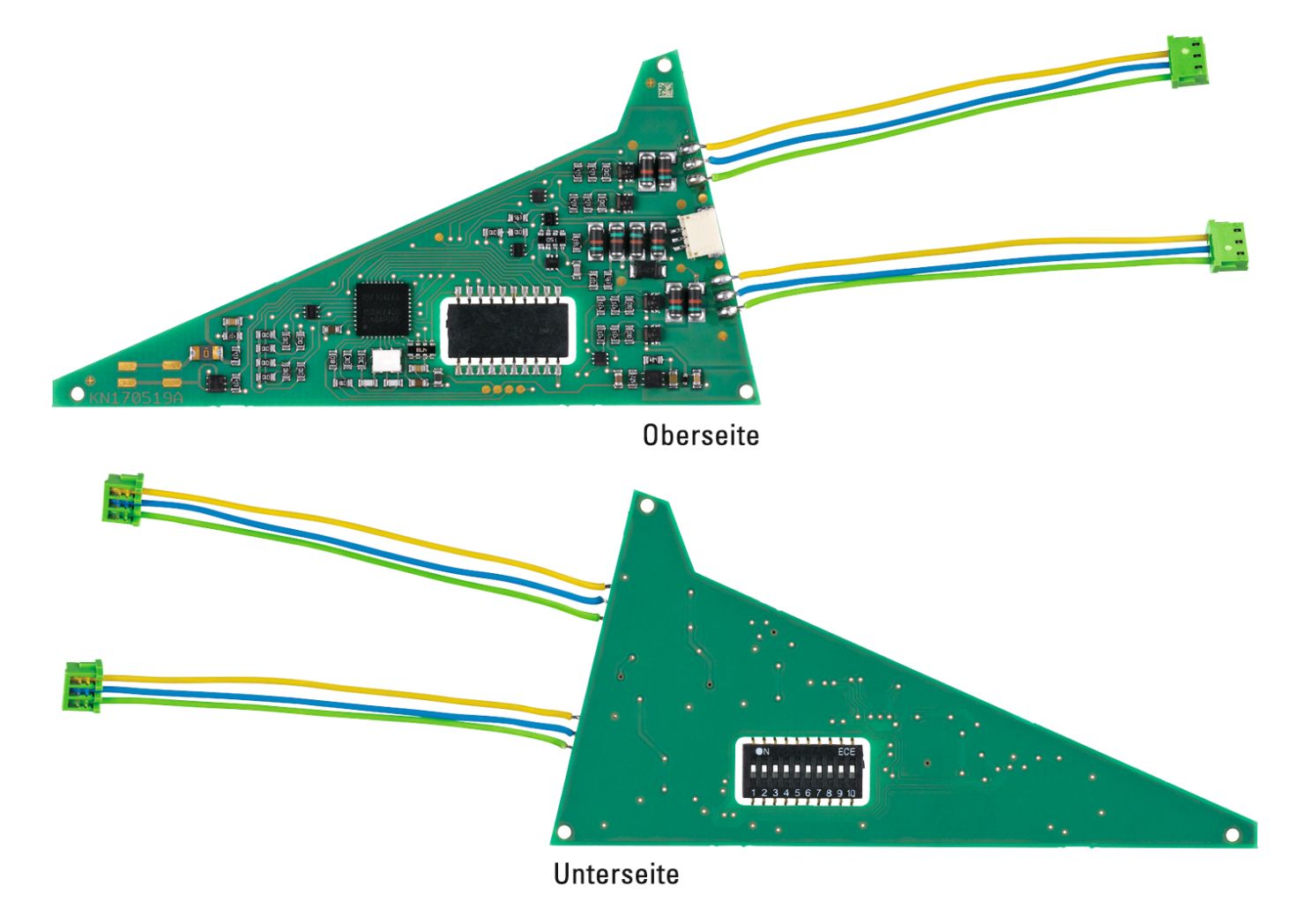 Einbau-mfx-Digitaldecoder, Dreiwegweiche