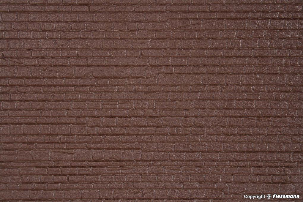 H0-Mauerplatte unregelmäßig, 20 x 12 cm