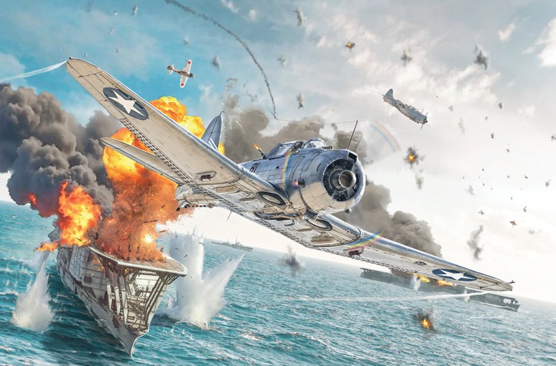 1:48 USN Douglas SBD-3 Dauntless
