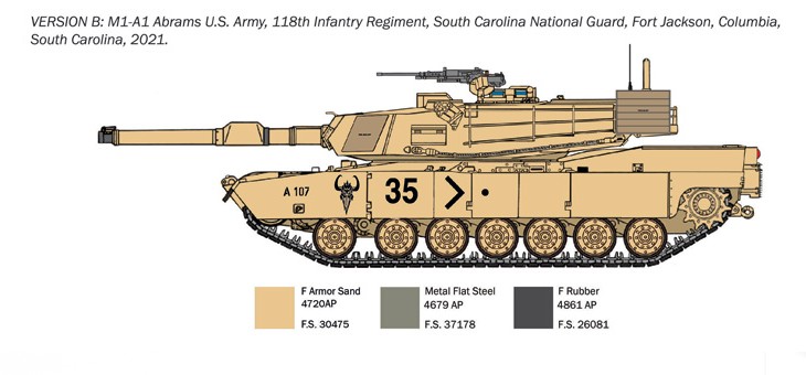 1:35 M1A1 Abrams War Thunder