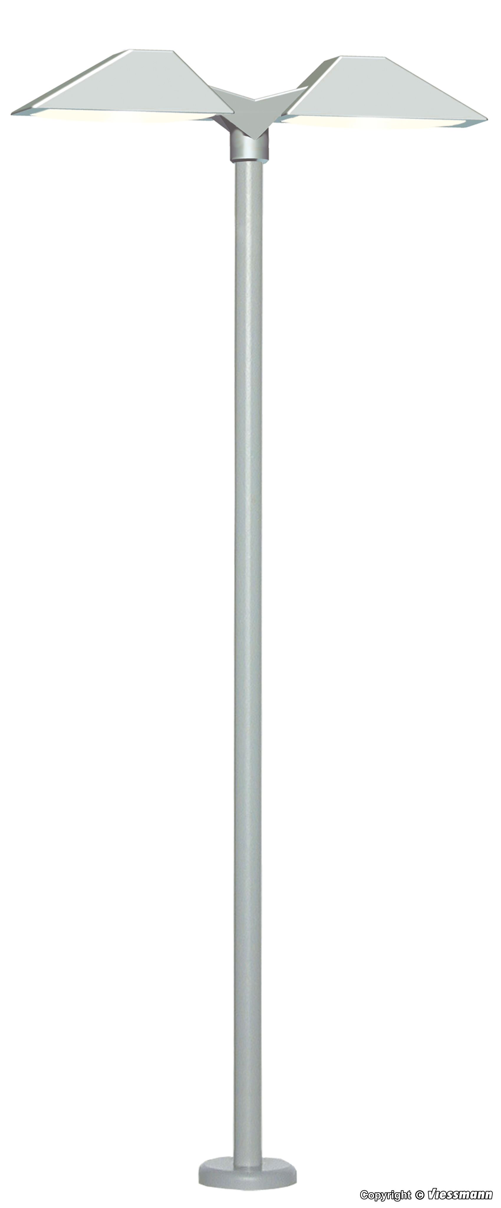 N-Moderne Bahnsteigleuchte doppelt, LED