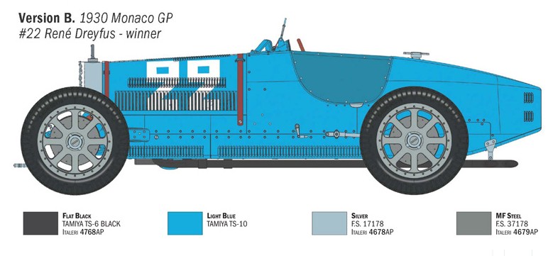1:12 Bugatti Type 35B - Targa Florio 28