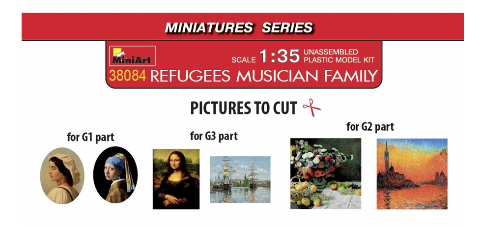 1:35 Figuren-Set Reisende Musikerfamilie