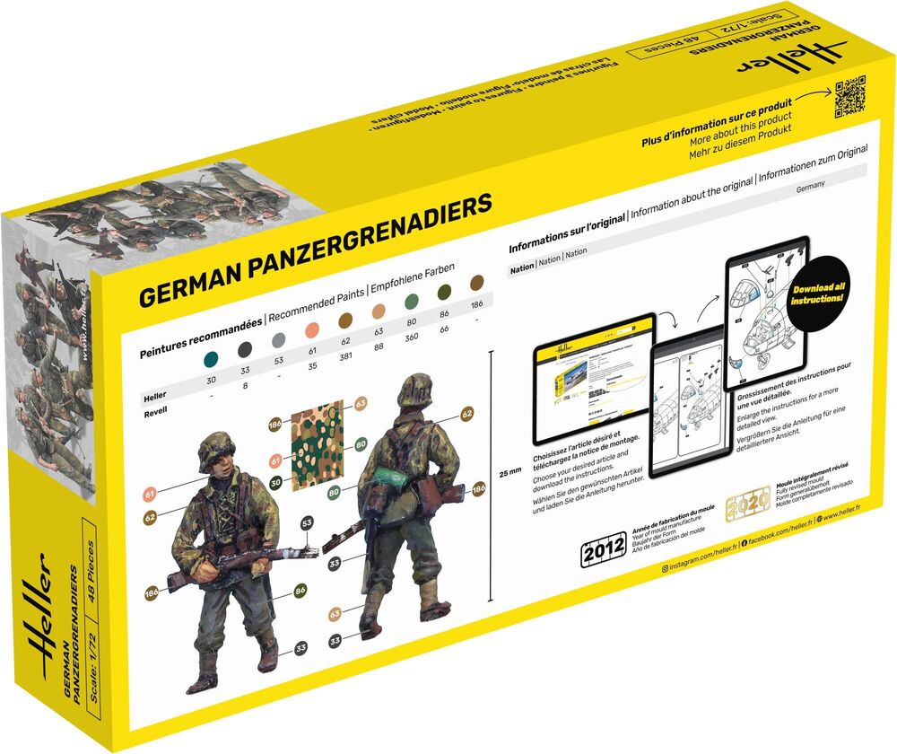 1:72-Panzergrenadiers Allemands